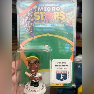 Rickey Henderson 1995 Micro Stars Collector